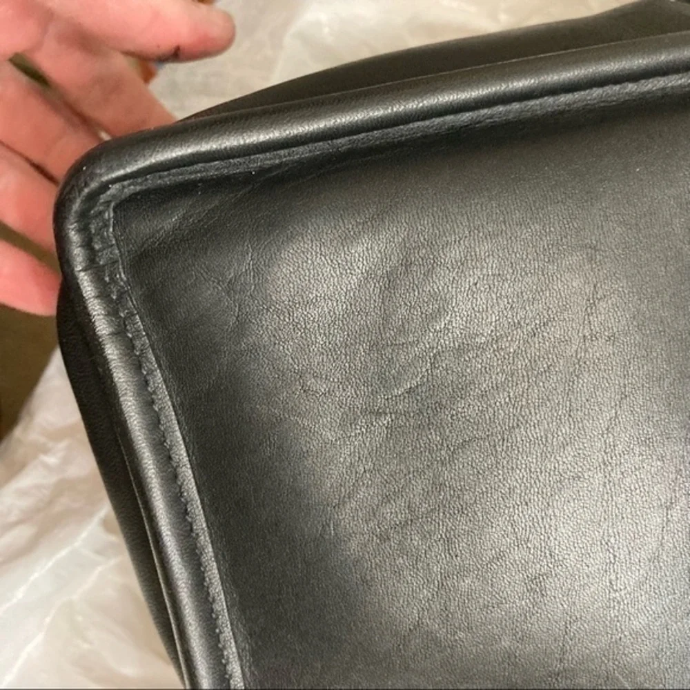 Coach black leather vintage Willis bag 1999 Costa Rica